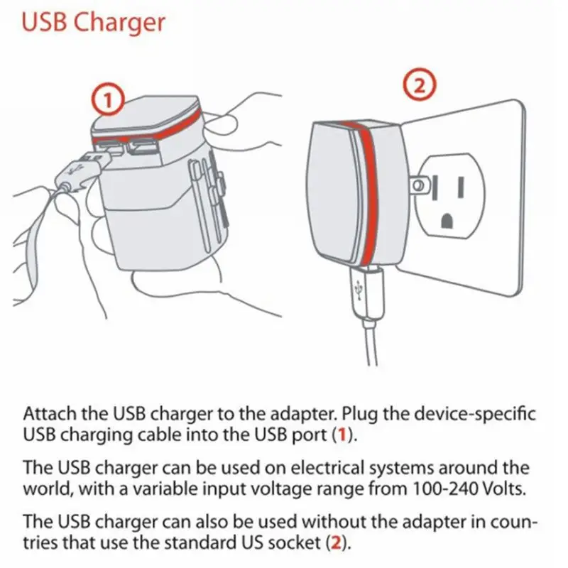 Двойной usb порт универсальный мир путешествия вилка настенное зарядное устройство адаптер питания розетка для электрической вилки