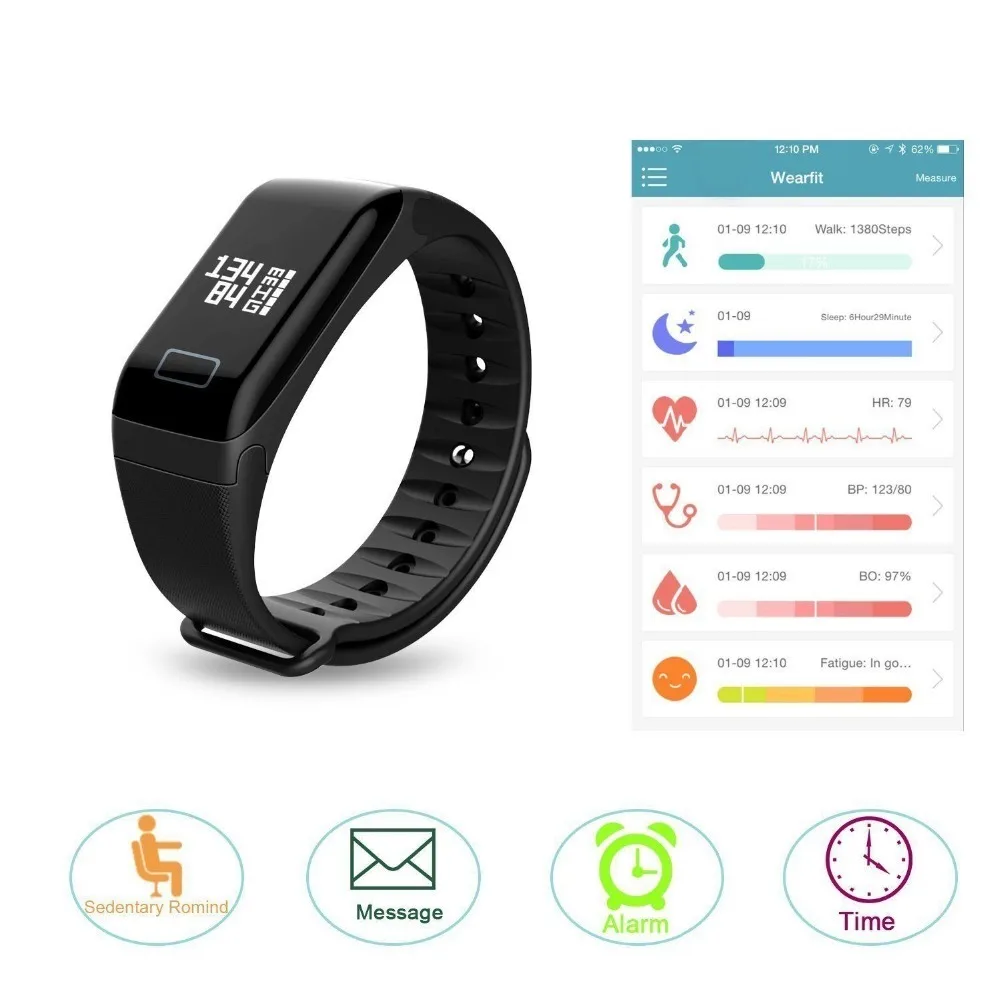 Смарт R3 умный Браслет кровяное давление HR Пульс Smartband водонепроницаемые