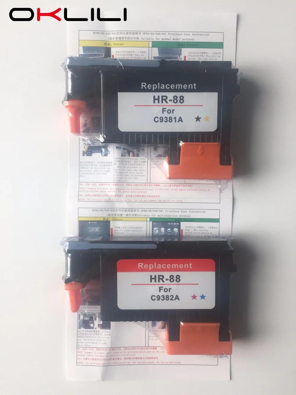 

Печатающая головка для HP 88 C9381A C9382A, печатающая головка для HP K550, K5400, K8600, L7000, L7480, L7550, L7580, L7590, L7650, L7680, L7710, L7750, L7780