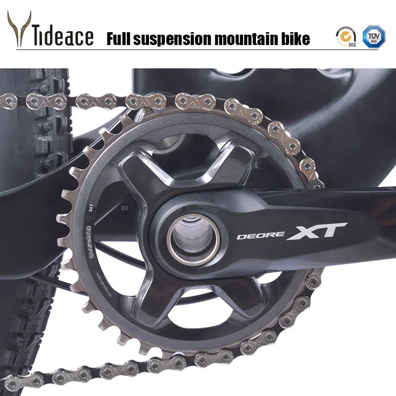 Twinloc углерода MTB подвеска горный велосипед 29er 10s или 11s скорость 2" полная подвеска велосипед XT M8000 29er горный велосипед