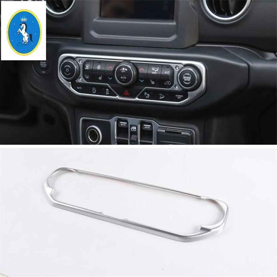 

Yimaautotrims Auto Accessory Central Control Air Conditioning Panel Cover Trim Fit For Jeep Wrangler JL 2018 - 2020 / Colorful