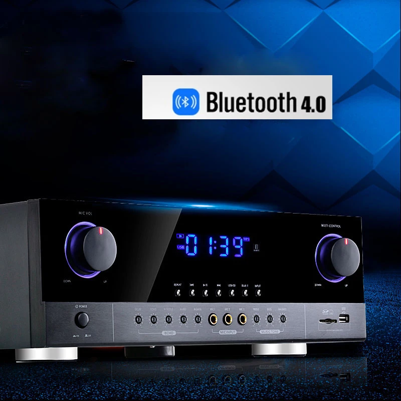 Kaolanhon 800 Вт 220 В 2,0 высокая мощность домашний аудио усилитель Bluetooth усилитель профессиональный сценический KTV аудио усилитель G5-AK390