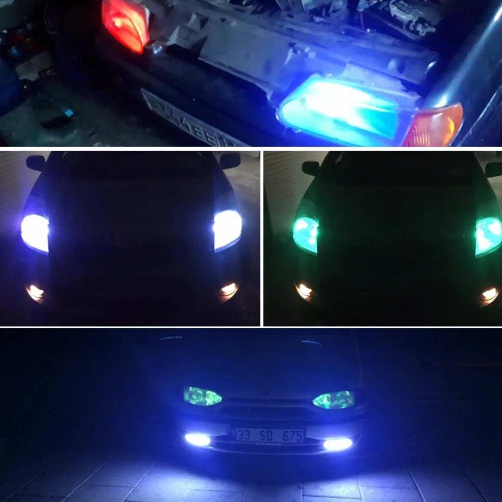 Aceersun T10 W5W 194 168 Светодиодная лампа автомобиля DC 24V 12V Мини оранжевого и белого