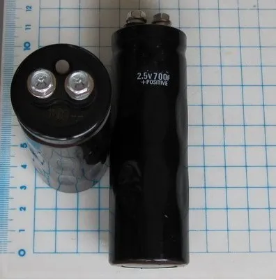 Новый и оригинальный конденсатор Фарад 2 5 В 700F супер В|super capacitor|farad capacitorcapacitors super |
