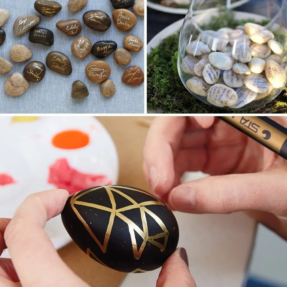 10 шт. Маркеры цвета &quotметаллик&quot ручки металлическая художественная роспись