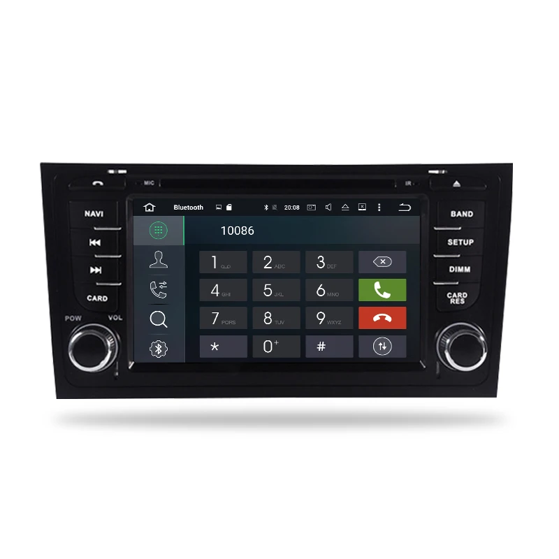 Android 9,0 Автомобильный DVD стерео мультимедиа головное устройство для AUDI A6 RS6 1997-2004 S6 1997+ Авто ПК радио gps навигация видео аудио 4 грамма
