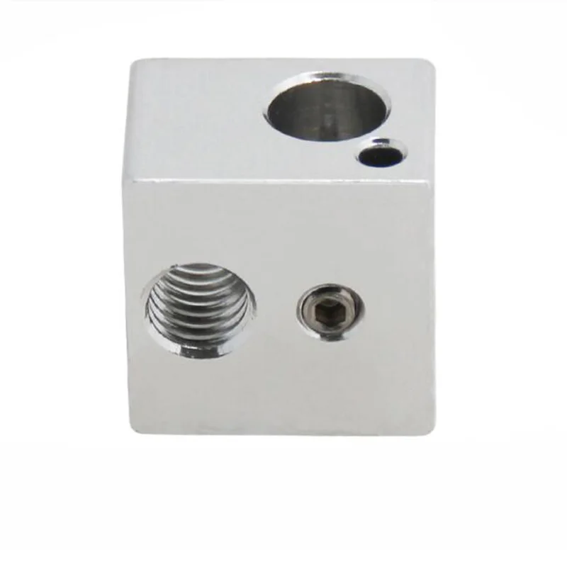 

3D printer parts All metal E3D hot end heating block 16x16x12