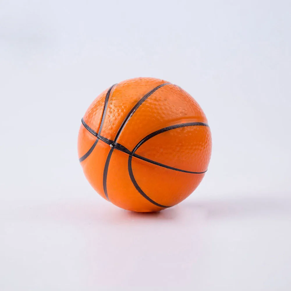 Basketball Ручной баскетбол/Бейсбол/Футбол Теннис упражнения мягкие эластичные мячи мяч для снятия напряжения Малыш Маленький мяч игрушка для взрослых массажные игрушки - Цвет: Basketball