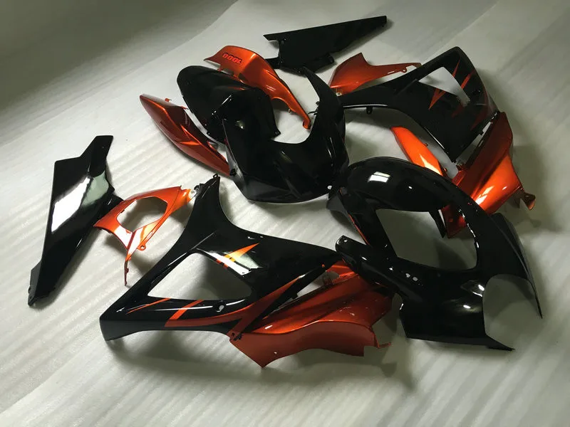 Новый набор обтекателей для мотоциклов GSXR1000 K7 07 08 GSXR 1000 2007 2008 ABS красный черный +