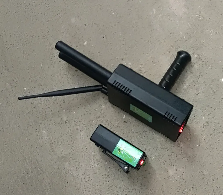 Черный дальний и большой глубины подземный металлодетектор AKS позиционный сканирующий детектор для золота, серебра, меди и