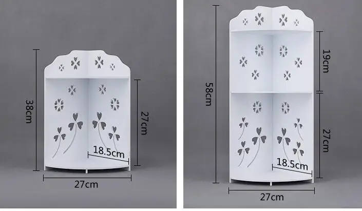 

Double receive the bathroom sink desktop shelf