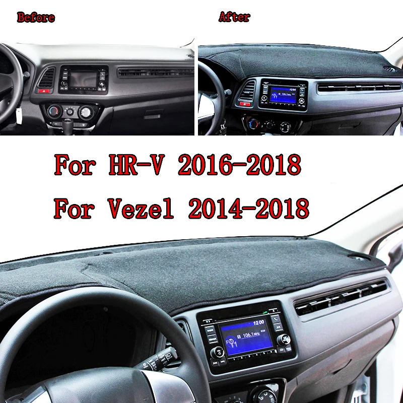 Xukey коврик для приборной панели крышка Honda HRV HR V 2014 2015 2016 2017 2018 2019|mat mat|mat hondamat cover |