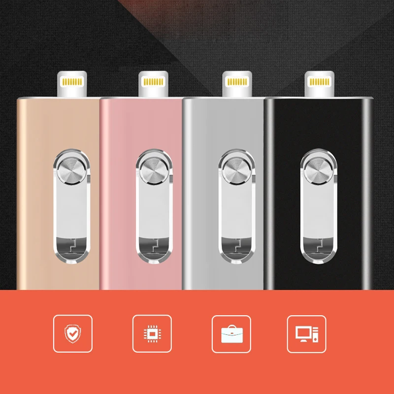 3 в 1 OTG флэш накопитель &quotмолния&quot привод 32 ГБ для iPhone USB 0 Гб 16 128 64 Pendrive iPad Android
