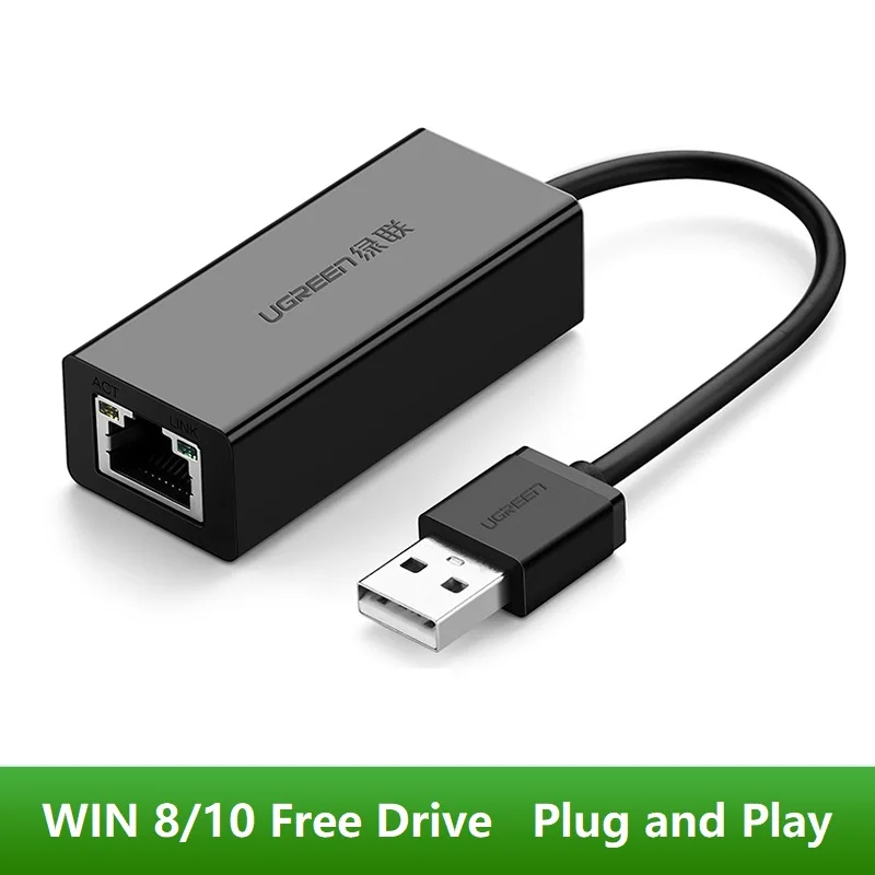 Адаптер Ethernet с USB 2 0 100 Мбит/с 10/100 на RJ45 сетевая карта Lan для Mac OS ПК ноутбука Win 7 8 10 XP |