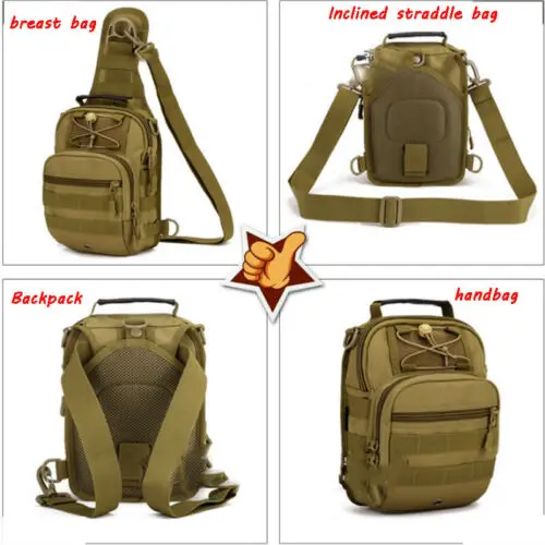 Мужская сумка-слинг маленькая нагрудная сумка Рюкзаки Для Путешествий Походов