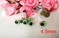 free ship4 5mm green color japanese hand painted safety cats plastic eyes with washer 50 pairs