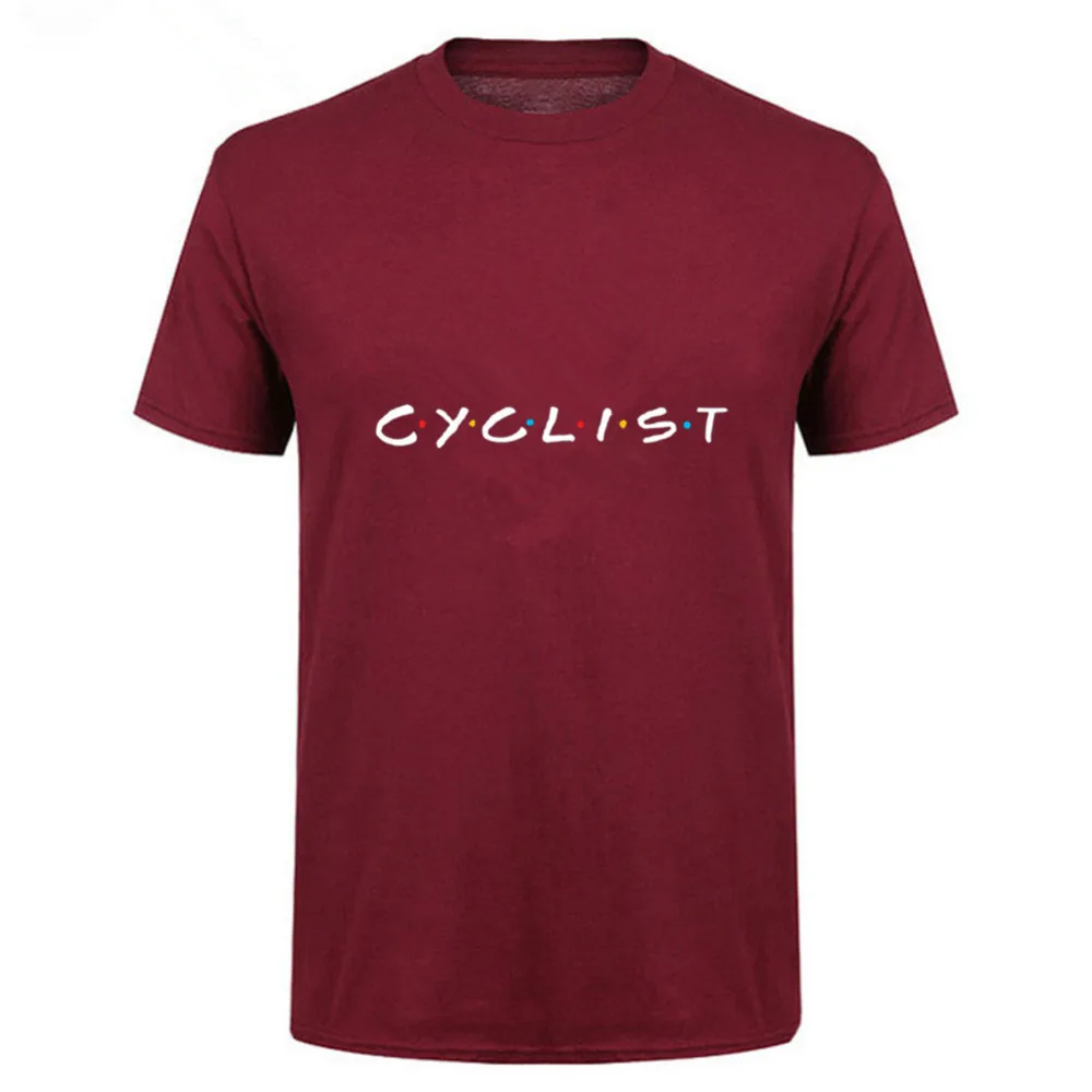 2018 Mountain Biking MTB T Shirt Brand Clothes Bicycles Logo printed shirt cyclists are friends T-Shirt Boyfriend's Day Gift | Мужская