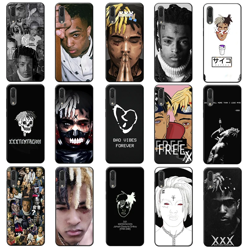 Rap Singer XXXTentacion Розовый Жесткий Мягкий силиконовый чехол для телефона huawei honor 9x pro 8x10