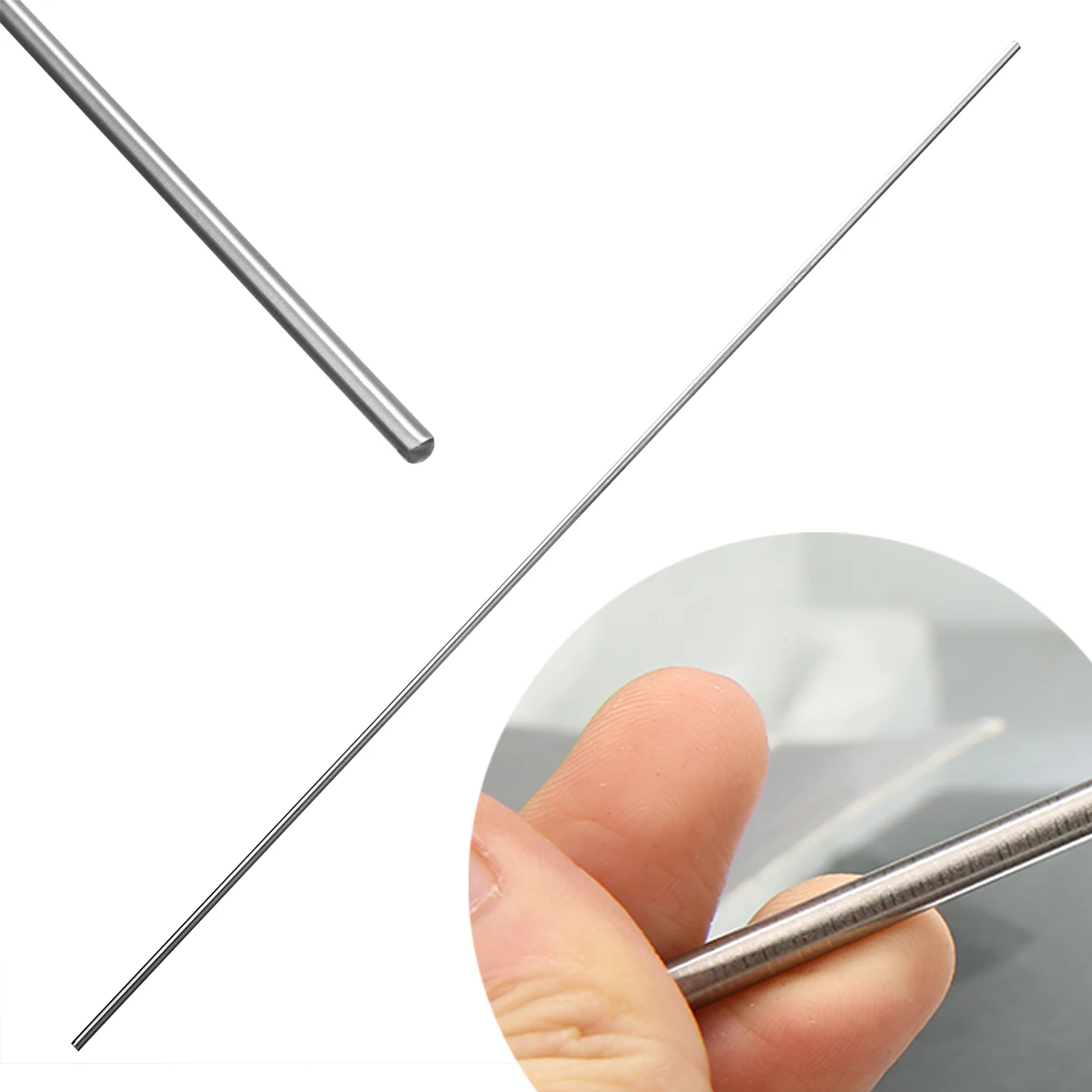 

1pc Titanium Metal Rod Bar Grade 5 GR5 Ti Stick 50cmx4mm For Welding Tool Accessories