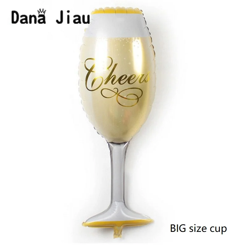 Новые Красные бутылки вина фольга шарик для дня рождения шарики вечеринок