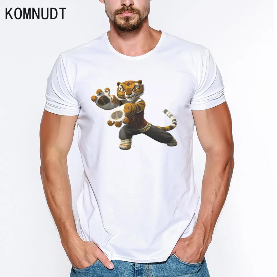 Фото KOMNUDT Kung Fu Panda Men T-Shirt Modal Short Sleeve Casual T Shirt Hipster Printed Tee Summer Tops Мужская одежда KOMNUDT Kung Fu Panda Men T-Shirt Modal Short Sleeve Casual T Shirt Hipster Printed Tee Summer Tops Мужская одежда