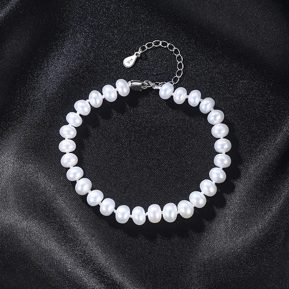 Trendy Natural Pearl Bracelets Adjustable For Ladies Four Seasons Style Three Colors Are Available Send Free Box | Украшения и