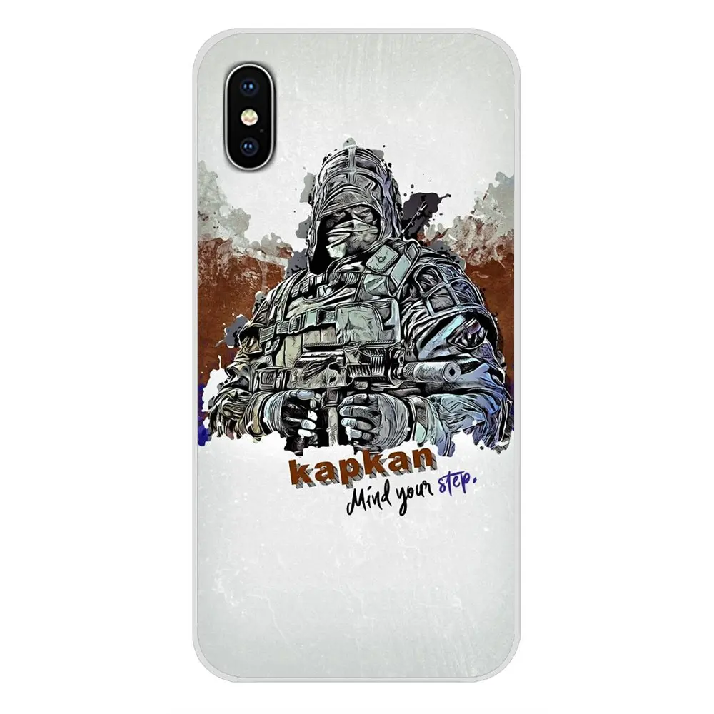 Силиконовый чехол для телефона Xiaomi Redmi Note 6A MI8 Pro S2 A2 Lite Se MIx Max 2 3 Oneplus 6T Rainbow Six Siege game