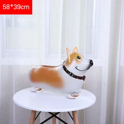 1pcs dog Шар с буквами на день рождения, 16 дюймов, фольгированные шары на день рождения, украшение, розовое золото, алфавит, воздушные шары, детские подарки, игрушка, шар - Цвет: 1pcs dog