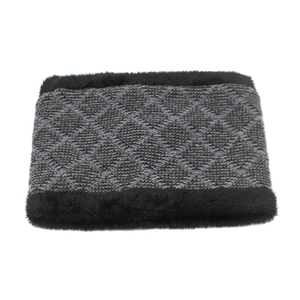gray scarf Youbome зимняя вязаная шапка человек шарф Skullies шапочки мужской Для женщин зимние Шапки для Для мужчин теплая маска шерсть толстые шарфы Кепки Шапка-бини - Цвет: gray scarf