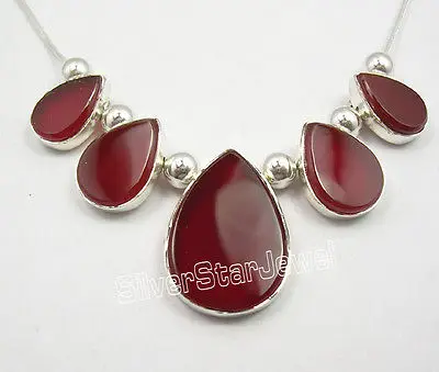 Chanti International . RED FIRE CARNELIAN ART Necklace 18.5 Inches WOMEN'S JEWELRY | Украшения и аксессуары