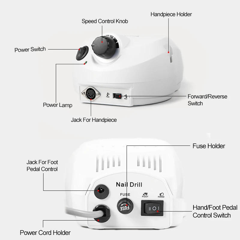 ROSALIND 1 набор электрическая дрель для маникюра евро вилка дизайн ногтей