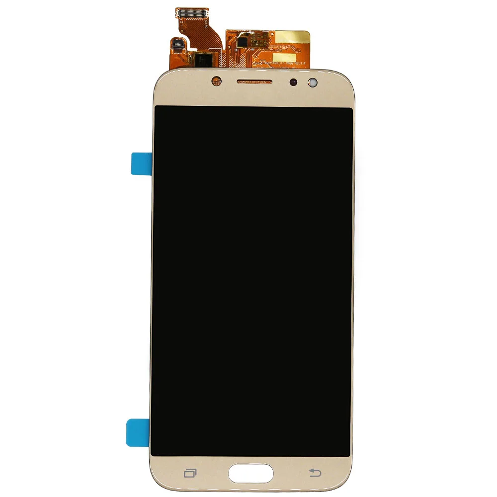 Super AMOLED ЖК дисплей для SAMSUNG Galaxy J7 Pro 2017 J730 J730F Дисплей Сенсорный экран тела Панель