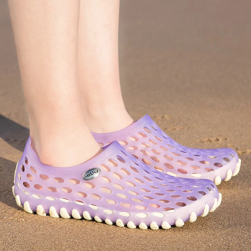 Сандалии женские садовые без шнуровки водонепроницаемые классические тапочки