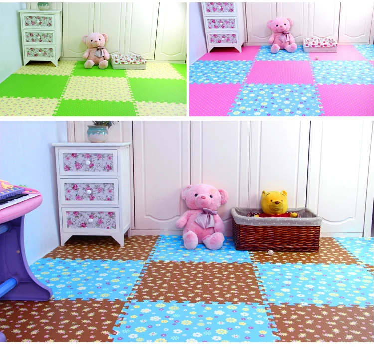 Высококачественный детский коврик 9 шт./лот из ЭВА для пазлы игрушки пены мягкий