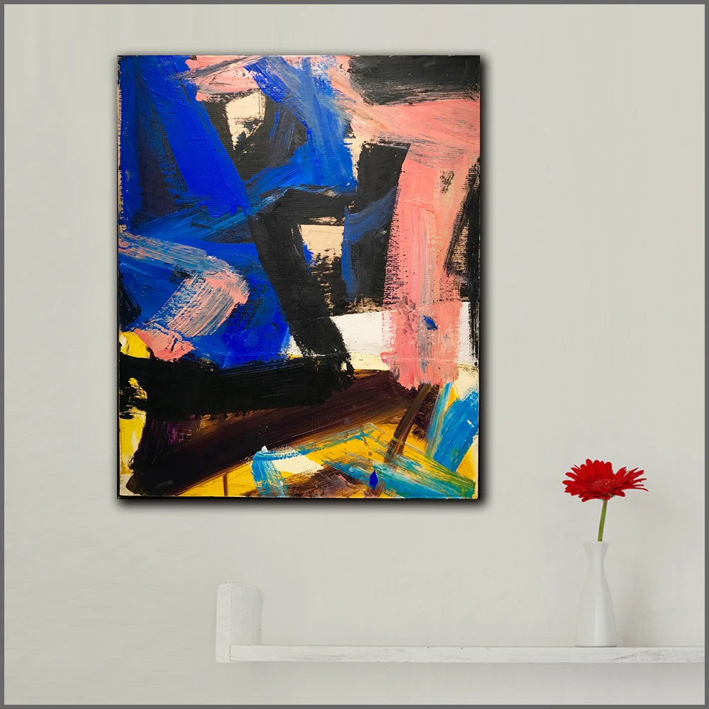 Настенные картины на холсте в провинции Франц клин картина для гостиной домашний