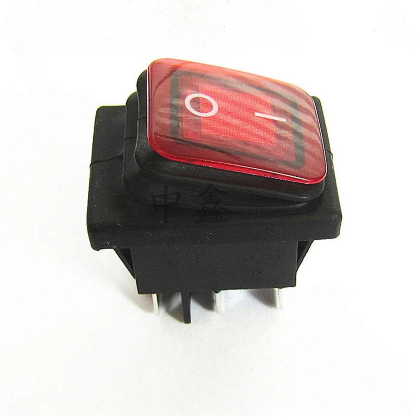 KCD4-202N-3 перфорированный 6 pin ВКЛ-ВЫКЛ Лодка кулисный переключатель KCD2 Серии