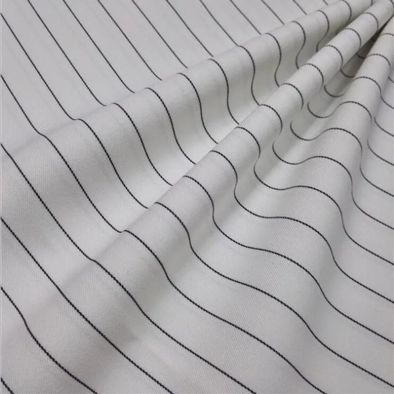 Good Quality Stripes Twill Stretch Cotton/Polyester Fabric Sewing Patchwork DIY Business Suit Pants 20 Colours Choosing 150cmx1m | Дом и сад