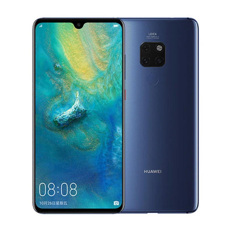 Huawei mate 20 мобильный телефон 6 53 "полный экран 4000 мАч Kirin 980 Восьмиядерный Android 9 NFC
