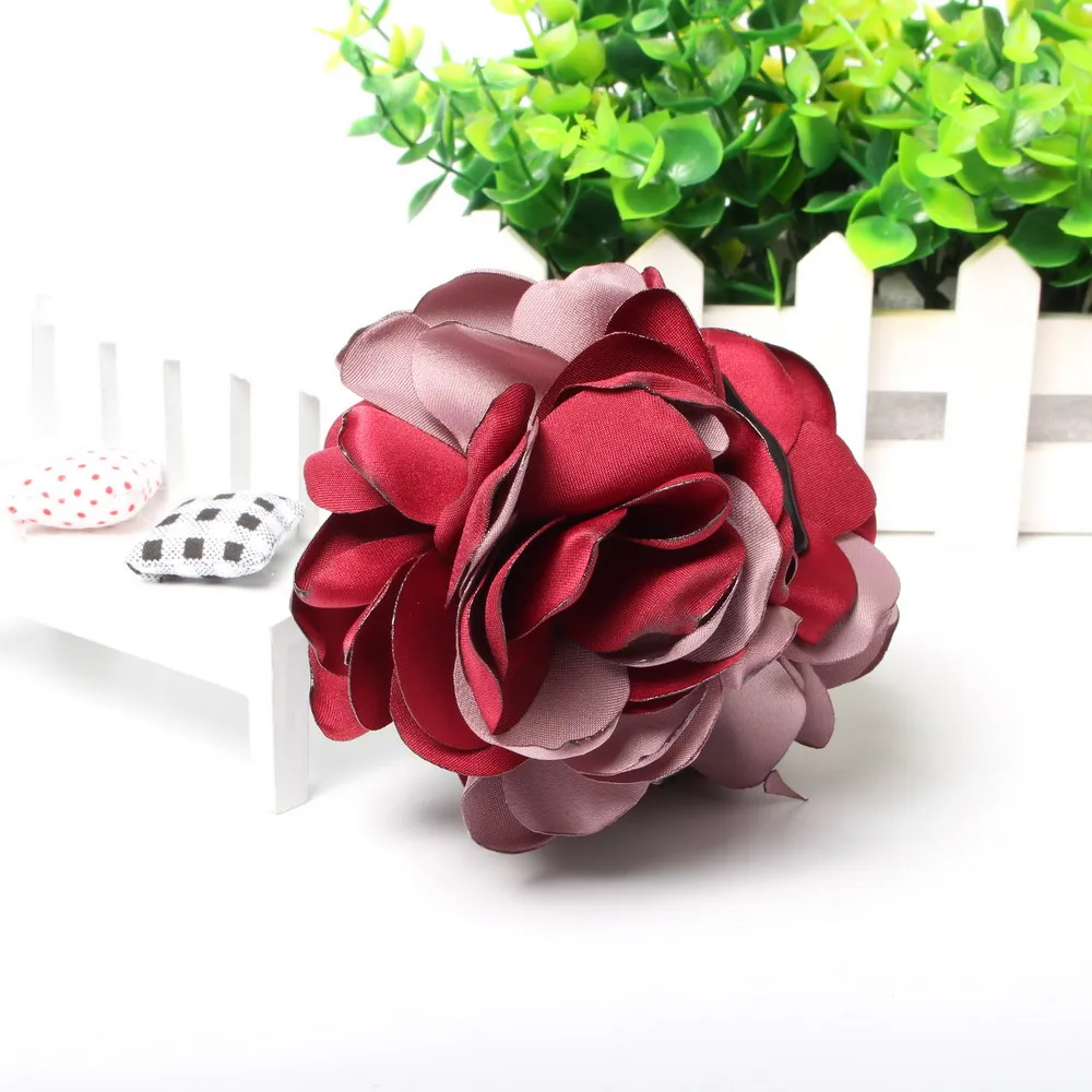 Заколка для волос двухцветная с цветами 8 см|hair claws for women|hair clawhair clip barrette |