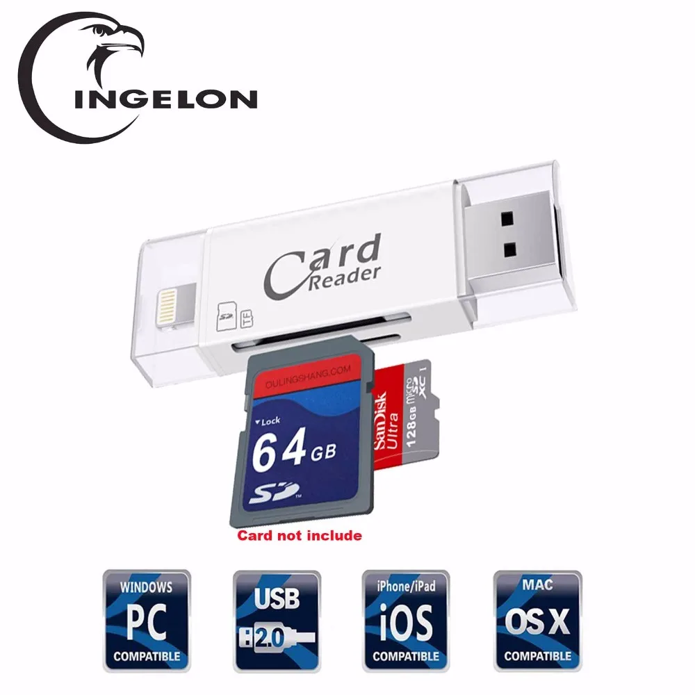 Считыватель карт Ingelon usb micro sd адаптер SDHC/SDXC TF OTG карта памяти pro duo tarjeta microsd SD