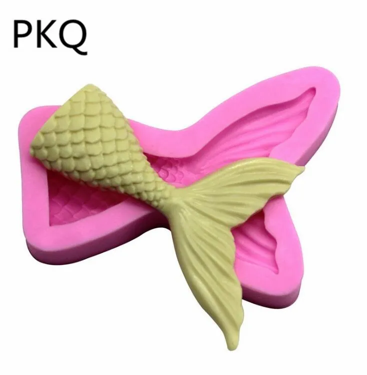 Форма хвоста русалки шоколадная форма инструменты для украшения тортов из