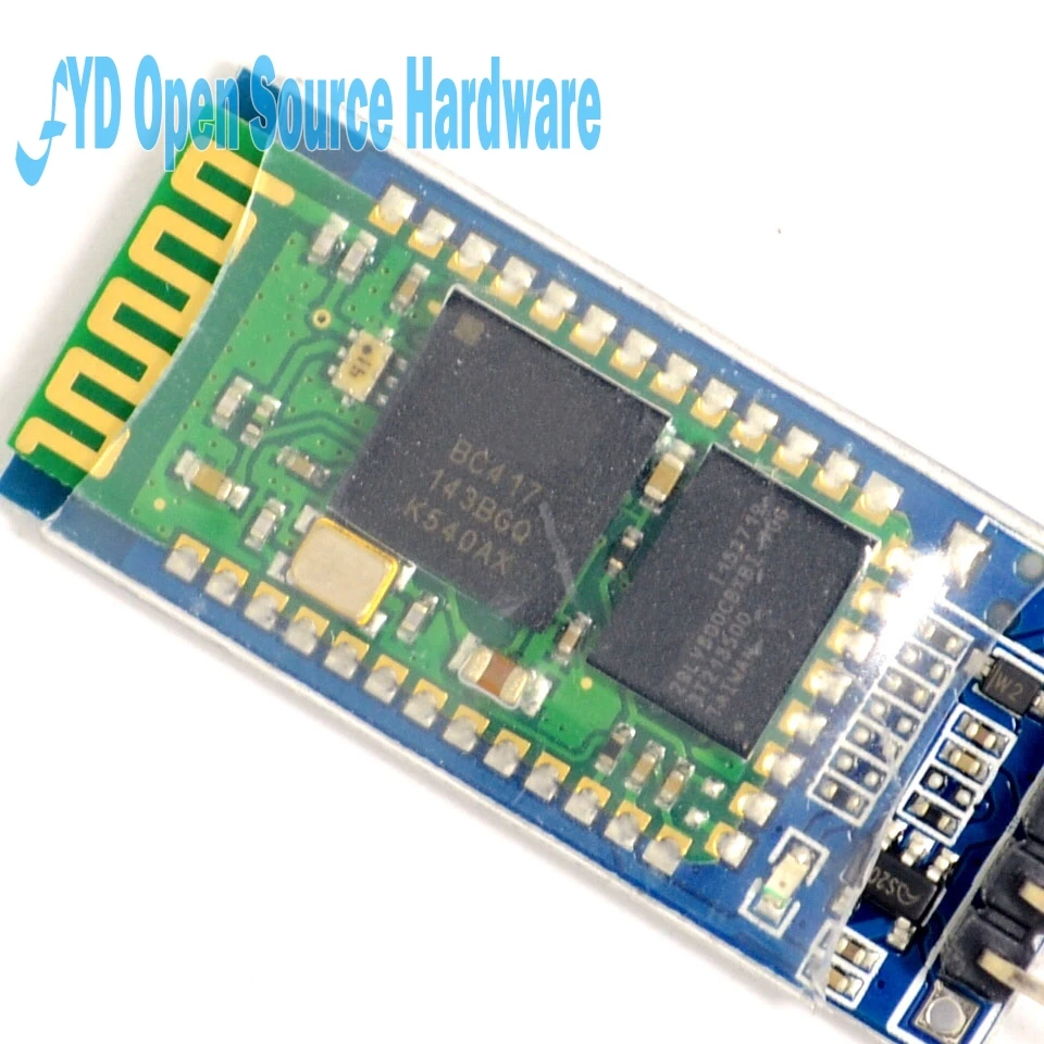 10 шт./лот HC-06 беспроводной Серийный 4-контактный Bluetooth RF приемопередатчик модуль