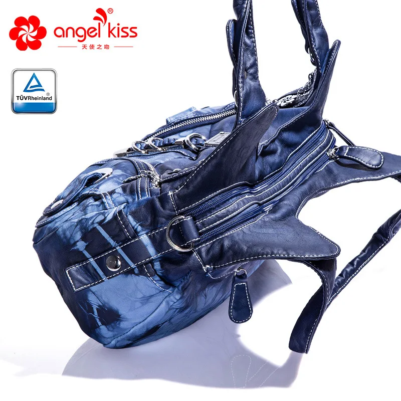 Angelkiss новый дизайн женская сумка Хобо высокого качества из искусственной кожи