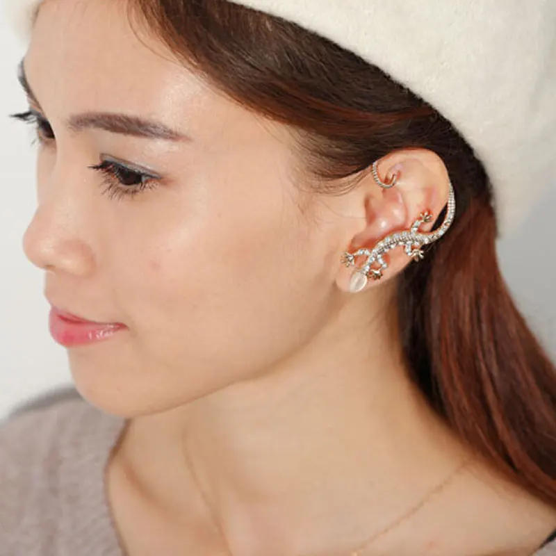 Панк ветер животных серьги Ящерица Геккон ночной клуб приток людей Любители типа