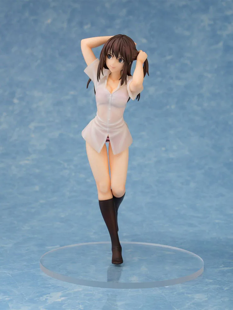Аниме забавные Рыцари Seiren Hikari Tsuneki Button Shirt Ver. ПВХ фигурка 18 см Аниме Сексуальная девушка фигурка модель игрушки сексуальная фигура