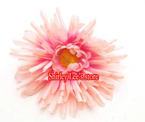 168pcsX прекрасный цветок головы --- шелковая Гербера головка маргаритки шляпа