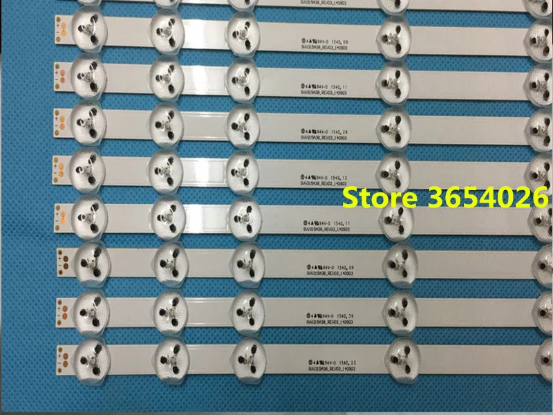 4 шт. 32-дюймовая светодиодная подсветка для LG Sharp 32 ''TV 32D1334DB LC32LD145K VES315WNDL-01