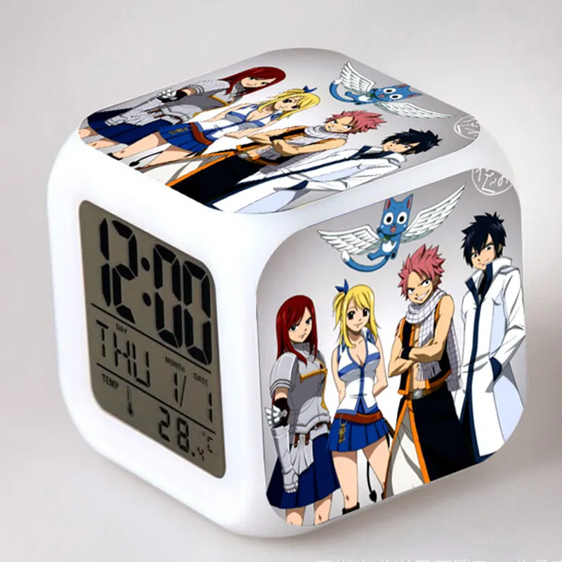 Игрушки с волшебным хвостом MAKO светодиодный цветной сенсорный светильник часами