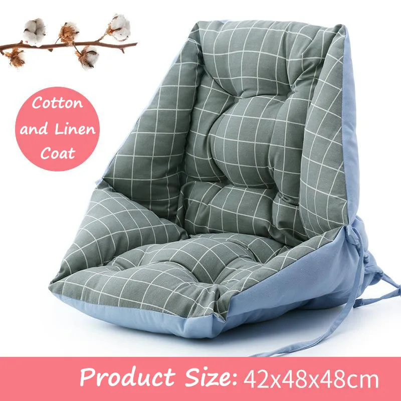 Light Grey Подушка для кресла, дивана, защищающая талию, ягодицы, Кристальный бархат или Льняной материал, забота о здоровье, спинка, подушка для сиденья, украшение стула, дивана - Цвет: Light Grey