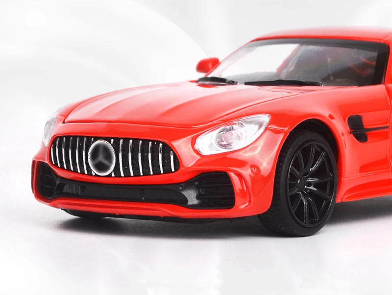 1:32 Scale Alloy Sport Car Model Hot AMG GT GTR Diecast Vehicle Wheels Toys Educational Sound Light Racing Auto Car Toy For Kids